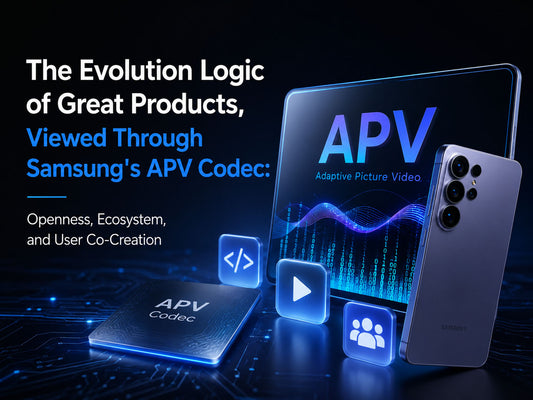 The Evolution Logic of Great Products, Viewed Through Samsung's APV Codec: Openness, Ecosystem, and User Co-Creation