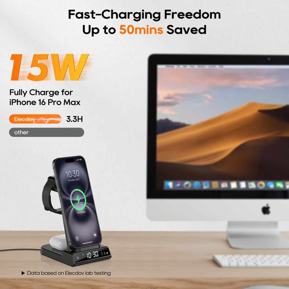 Elecdov CO2N 3 In 1 Magnetic Charging 15W ast-Charging Freedom