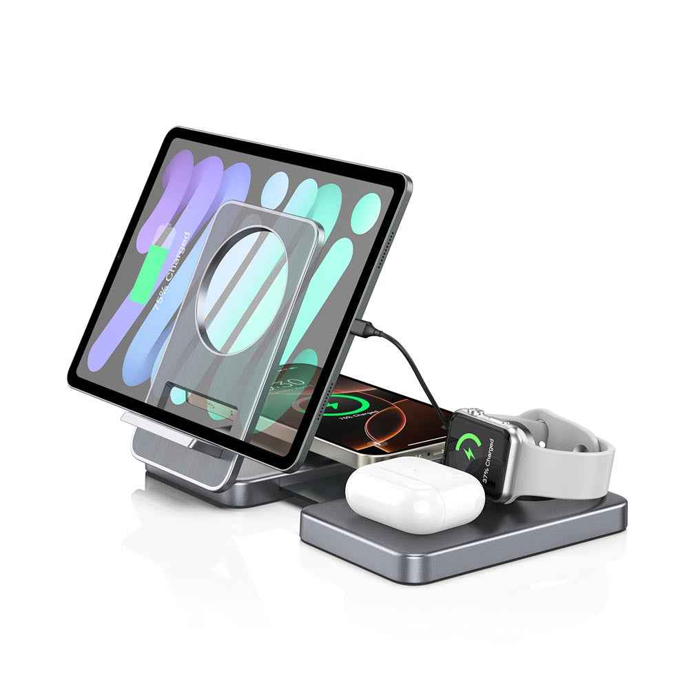 Elecdov CE41A 4 In 1 Magnetic Charging Station for Apple