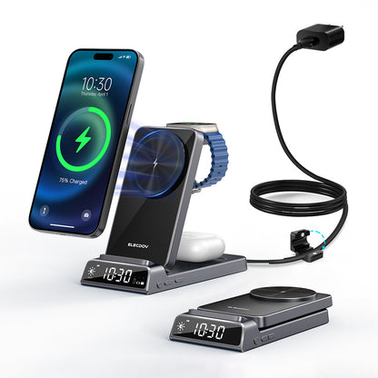 Elecdov CE19A 3 In 1 Magnetic Charging  Multi-functional Integrated Magnetic Charging Station