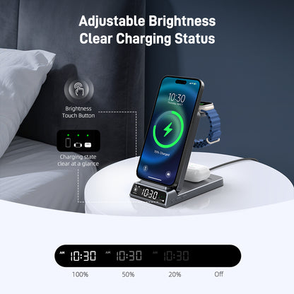 Elecdov CE19A 3 In 1 Magnetic Charging adjustable Brightness Clear Charging Status