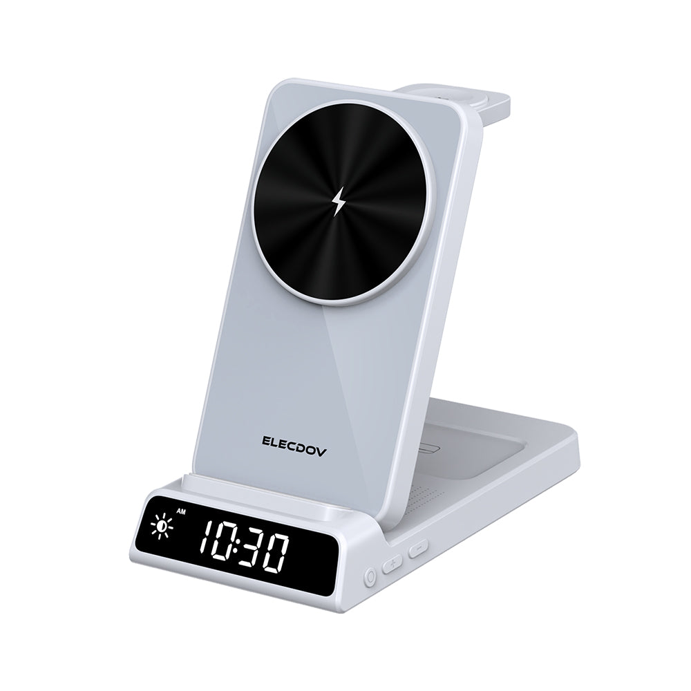 Elecdov CE19S 3-in-1 Wireless Charger – White