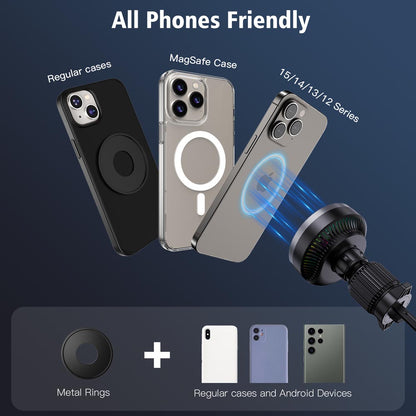 Elecdov CE05 Magnetic wireless car charger All Phones Friendly