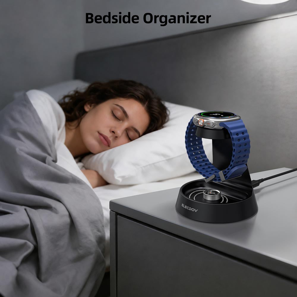 Elecdov WCO1S Magnetic Charging bedside Organiser and Charging